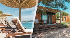 Ljetovanje u špici sezone na privatnom otoku u OBONJAN ISLAND RESORTU uz 3, 4 ili 5 noćenja sa doručkom za 2 osobe u modernoj mobilnoj kućici uz rekreacijski sadržaj..