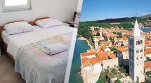 HIT CIJENA! Ljetovanje u špici ljetne sezone na otoku Rabu – 6 dana/5 noćenja ili 8 dana/7 noćenja za 2 osobe u Apartmanima Barbat po cijeni već od samo 279 eura!