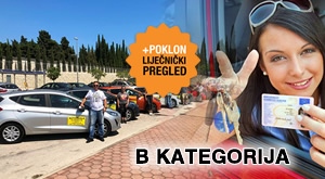 AKCIJA - B kategorija u SPLITU uz Autoškolu Classic-R + liječnički pregled GRATIS!