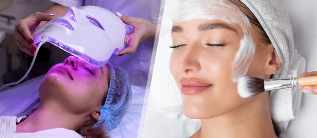 Dubinsko čišćenje lica + piling + maska + tretman led svjetlom u Salonu Val Beauté u Zagrebu