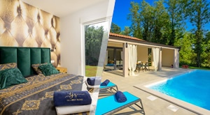 Odmor i zabava u privatnosti vile Green Silence nedaleko Pazina uz 1 ili 2 noćenja za 5 osoba!