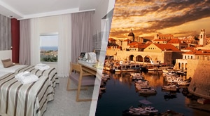 Romantični odmor u Dubrovniku uz 2 ili 3 polupansiona za dvoje u Hotelu Lero 4* u centru grada...