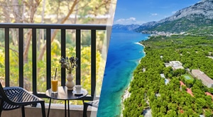 Alemaris Baška Voda: Početak ljeta uz miris borova i vrhunski smještaj uz polupansion za 2 + 2 djece