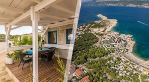 LONG STAY na Krku uz 5 ili 7 noćenja u mobilnim kućicama za 4 osobe i LJUBIMCA u Kampu Tiha Šilo!