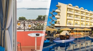 Obiteljski bijeg u VODICE u travnju - Hotel Miramare uz polupansion i pogled na more za 239 €!