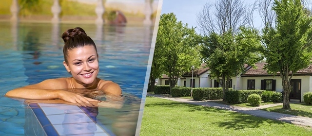 [TERME PTUJ] 2 noćenja za 2 ili 3 osobe! Uživajte u vlastitom BUNGALOVU 3* uz polupansion, ulaz u bazene i saune TERMALNOG PARKA, fitness i vježbe u vodi – PRIVATNOST prirode i vrhunski wellness!