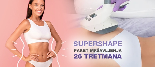 [SPECIJALNA PONUDA] Transformirajte tijelo uz 90% popusta na SUPERSHAPE paket od 26 tretmana mršavljenja uz 1 tretman LED maskom za lice u Bio+Klinik Zagrebu – za savršen izgled brzo i učinkovito!
