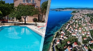 Pansion Bonaca VODICE: Lipanjski odmor za 2 odrasle osobe i 3 djece do 7 god. uz bazen i doručak!