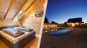 Provodite nezaboravne trenutke u Drvenoj bajci Bilje uz noćenje za 2 - 8 osoba u srcu Baranje!