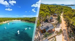 Pine Beach Pakoštane: 2 noćenja u mobilnim kućicama. All inclusive light za 2 odraslih i dijete!
