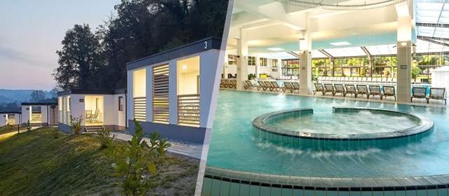 PROLJEĆE u Termama Jezerčica - EXCLUSIVE KUĆICA za 2 odraslih i 4 DJECE! 2 noćenja s POLUPANSIONOM uz piće, BAZENI, 3h SPA i animacija. WELLNESS BAG i gratis PARKING!
