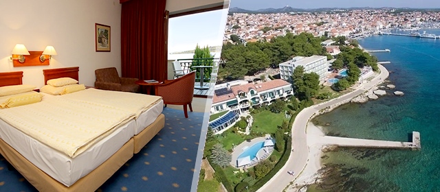 ŠPICA SEZONE za CIJELU OBITELJ u Vodicama! Ljetujte uz 8 dana/7 noćenja s DORUČKOM za 2 osobe i 2 DJECE u Hotelu Villa Radin 4* u superior sobi s balkonom i POGLEDOM na more!