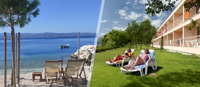 LJETO u TN Brzet 3* u Omišu! 5 ili 7 noćenja uz POLUPANSION i piće za dvoje. Lokacija uz samu PLAŽU, hlad borova i potpuni ODMOR - osigurajte svoj termin na vrijeme i uživajte u DALMACIJI!