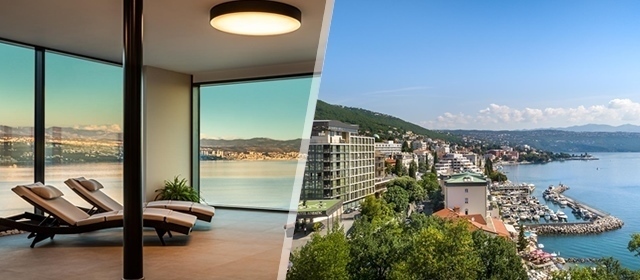 NAGRADNA PONUDA - vrijedi do 15.10.2026. - 2 noćenja s POLUPANSIONOM za 2 osobe u Grand Hotelu Adriatic I ili II u OPATIJI uz BAZEN, whirlpool s pogledom na more i masažu od 20 min!