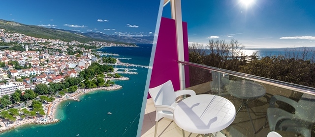GURMANSKI odmor za 2 osobe u CRIKVENICI! Sea  Olea Gourmet Story u Hotelu Crikvenica: 1 noćenje s DORUČKOM, PIZZA Napoletana u Trattoriji Olea, Superior soba s balkonom i WiFi!