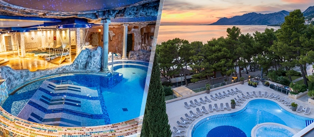 HOTEL HORIZONT 4*, Baška Voda: Rezervirajte LJETO uz more i 2 noćenja s POLUPANSIONOM i pićem za 2 osobe! Uključen ulaz u WELLNESS centar, SAUNE, fitness i mogućnost gratis UPGRADEA sobe!